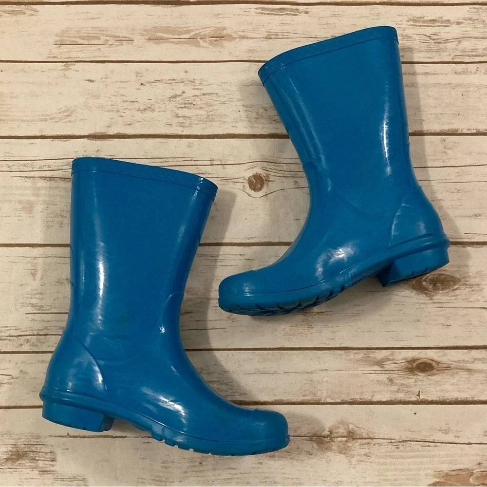 UGG Sienna Rain Boots Turquoise Teal Size 5